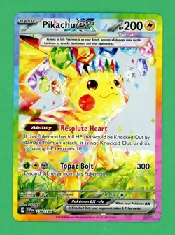Pikachu Ex Pokemon Surging Sparks Special Illustration Rare 238/191 NM - Image 1