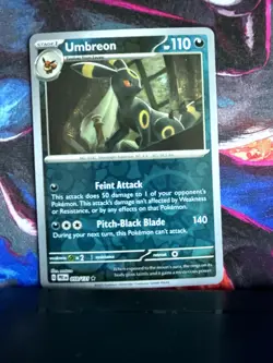 Umbreon 059/131 Holo Rare Prismatic Evolutions Pokemon Reverse Holo Near Mint - Image 1
