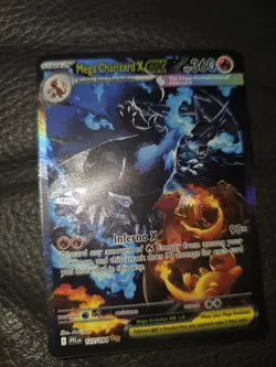 Pokemon Mega Charizard X ex 125/094 SIR Phantasmal Flames Near Mint - Image 3