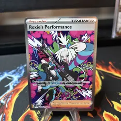 Pokemon Chaos Rising #121/086 Roxie's Performance SIR - Image 1
