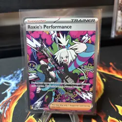Pokemon Chaos Rising #121/086 Roxie's Performance SIR - Image 3