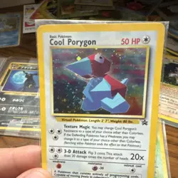 Wizards of the Coast Cool Porygon Wotc Promo Swirl Holo 15/53 50 HP English - Image 1