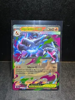 Pokemon Mega Charizard X ex 013/094 Phantasmal Flames Double Rare NM - Image 2