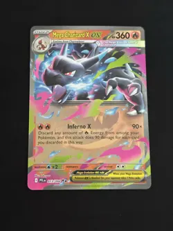 Mega Charizard X ex 013/094 Me02: Phantasmal Flames Holo Pokemon TCG - NM - Image 1
