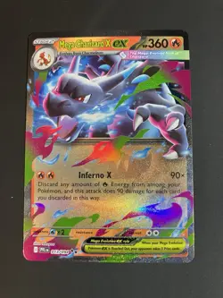 Mega Charizard X EX 013/094 Phantasmal Flames - Double Rare - NM - Pokemon - Image 1