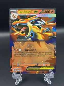 Mega Charizard Y ex 030 Holo Promo ME: Mega Evolution Promo Pokemon Near Mint - Image 1