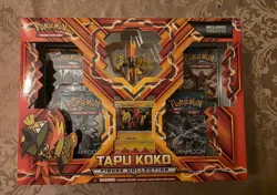Pokemon Tapu Koko Figure Collection Brand New Sealed Box Set Holo - Image 1