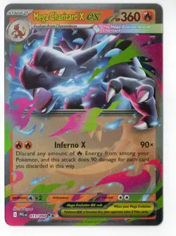 Mega Charizard X ex 013/094 Double Rare Phantasmal Flames Pokemon Near Mint - Image 1