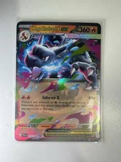Pokemon TCG Mega Charizard X Ex 013/094 Phantasmal Flames Double Rare NM - Image 1