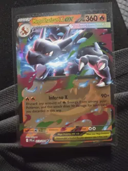 Mega Charizard X ex Holo Double Rare Pokemon ME02: Phantasmal Flames 013/094 NM - Image 1