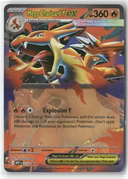 Mega Charizard Y ex 030 Holo Promo ME: Mega Evolution Promo Pokemon Near Mint - Image 1