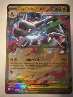 Phantasmal Flames Mega Charizard X ex 013/094 Double Rare Pokemon NM/M - Image 1