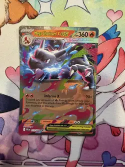 Pokemon Card - Mega Charizard X ex 013/094 Phantasmal Flames Double Rare NM - Image 1