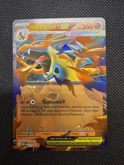 Pokemon TCG Mega Charizard Y EX 030 MEP Promo - Image 1