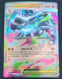 Mega Charizard X EX 013/094 Pokemon Phantasmal Flames NM - Image 1