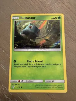 Pokemon TCG - Bulbasaur (Holo Common) Holo Common Detective Pikachu 1/18 NM-LP - Image 1