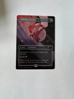 Lightning Greaves (1493) (Galaxy Foil) Secret Lair Drop Foil - Image 1