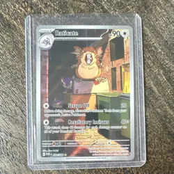 Pokemon TCG Raticate Full Illustration Holo Perfect Order 5/102 NM - Image 1