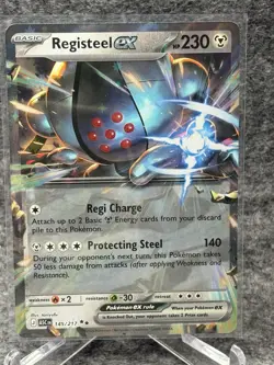 Registeel ex 145/217 Me: Ascended Heroes Holo Pokemon TCG NM - Image 1