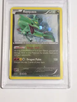 Pokemon XY Black Star Promo Rayquaza #XY64 PSA 5 - Image 2