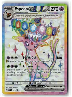 Espeon ex SVP 175 Holo Promo Scarlet & Violet Promo Pokemon NM b3 - Image 1