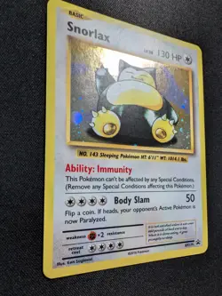 [LP+] ✨ Pokemon TCG Snorlax XY179 Black Star Promo Holo - Image 3
