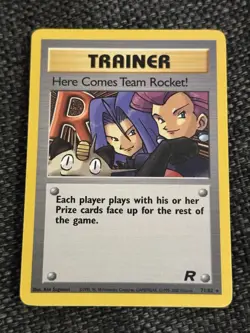 Pokemon TCG Here Comes Team Rocket! (71) Rare Team Rocket 71/82 - Image 1