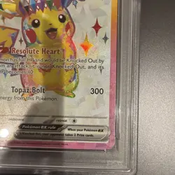 2024 POKEMON SSP EN-SURGING SPARKS ULTRA RARE #219 PIKACHU EX PSA 9 - Image 4