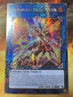 Salamangreat Raging Phoenix Quarter Century Secret Rare - RA04-EN083 NM - Yugioh - Image 1
