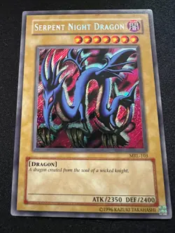 Yu-Gi-Oh! Serpent Night Dragon (NM) MRL-103 Magic Ruler Secret Rare Unlimited - Image 1