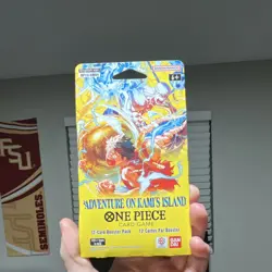 Bandai One Piece Adventure on Kami's Island Booster Pack English Luffy 12 Cards - Image 1