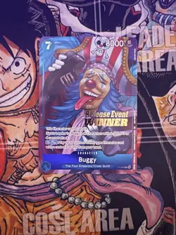Buggy P-084 Release Event Winner Promo One Piece English NM - Image 1