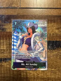 Ms. All Sunday OP14-084 Alt Art Super Rare One Piece Card English NM - Image 1