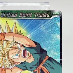 Dragon Ball Super Masters Card EX01-06 Unified Spirit Trunks Foil NM - Image 3