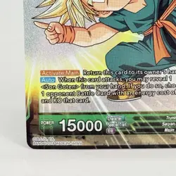 Dragon Ball Super Masters Card EX01-06 Unified Spirit Trunks Foil NM - Image 5