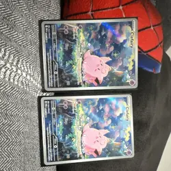 Clefairy Lost Origin Pokemon TCG Basic Holo Cards Lot 2x English 062/196 - Image 2