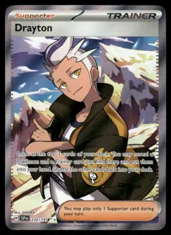 Pokemon Cards Drayton 232/191 Surging Sparks Ultra Rare NM - Image 1