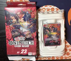 Bandai One Piece Card Game Red Shanks Starter Deck ST-23 DECK ONLY no pack - Image 1