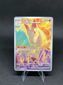 Pokemon Cards Rapidash 189/182 Sv10: Destined Rivals Holo - Image 1