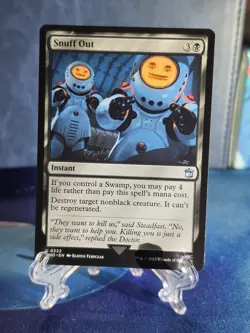 MTG Snuff Out Universes Beyond: Doctor Who Regular NM - Image 1