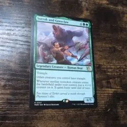 Surrak and Goreclaw #337 - March of the Machine – Rare – Lightly Played MTG - Image 1