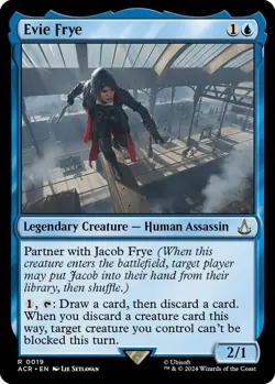 Evie Frye 19 R Universes Beyond: Assassin's Creed Magic: The Gathering NM/M - Image 1
