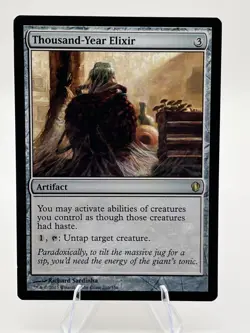 Thousand Year Elixir - Commander 2013 - MTG Magic the Gathering - Lightly Played - Image 1