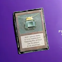 Mox Emerald Unlimited Rare Heavily Loved - Image 1