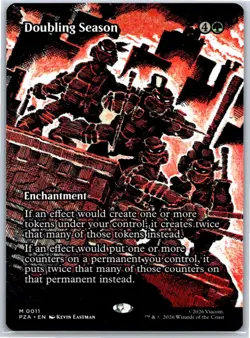 Doubling Season (Borderless) Teenage Mutant Ninja Turtles Source Material 11 NM - Image 1
