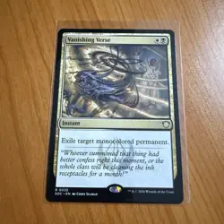 Vanishing Verse - N/M - Secrets Of Strixhaven Magic The Gathering MTG - Image 1