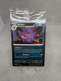 POKEMON GENGAR 050/086 SEALED GAMESTOP PROMO HOLO - Image 1