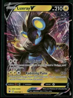 Luxray V 050/189 Holo V Rare Astral Radiance Pokemon Near Mint - Image 1