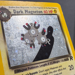 MP Unlimited Dark Magneton 28/82 Rare Team Rocket Pokemon 2000 Miki Tanaka - Image 4