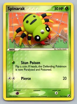 Pokemon TCG SM - Celestial Storm Spinarak 5/168 - Image 1